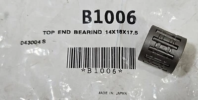 NUEVO Wiseco extremo superior pistón muñeca pasador cojinete varilla de conexión extremo pequeño parte B1006 Foto 1 de 3