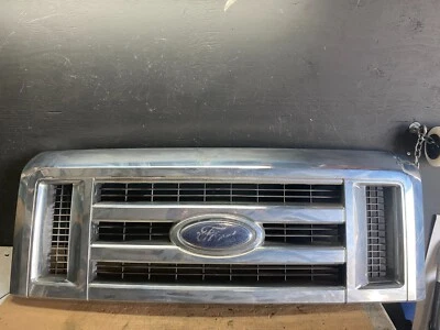 Parrilla cromada superior delantera Ford Econoline E150 E250 2008 a 2014 o8023 DG Foto 1 de 4