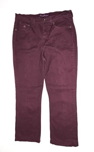 Gloria Vanderbilt Plum Wine Denim Jeans Classic Fit Size 10 - Picture 1 of 17