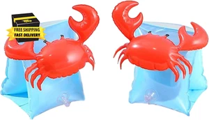 Paquete de 2 flotadores de brazo para niños - Lindos flotadores inflables de brazo de piscina de dibujos animados para nadar Ri - Imagen 1 de 6