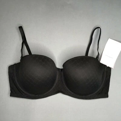 BeeDees Light Lovely Day WDP Damen gepolsterer BH mit Bügel Schwarz, Weiß Neu - Bild 1 von 2