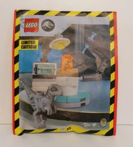 Lego Jurassic World 122405 Figurine Velociraptor Baby DNA Lab Minifig Neuf New - Imagen 1 de 2