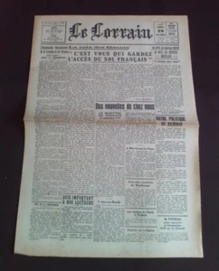 Le lorrain - N°140 28 Octobre 1944 - Imagen 1 de 1