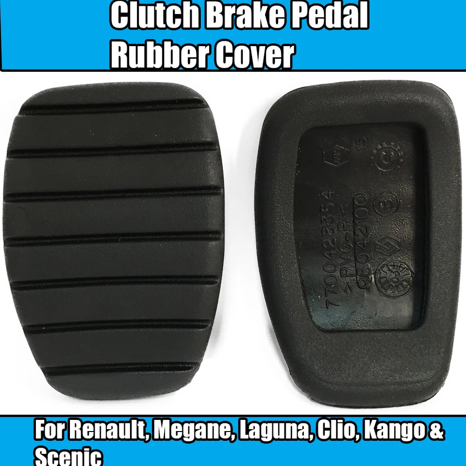 2 cubiertas de goma para Renault Megane Laguna Clio Kango pedal de embrague de freno escénico Foto 1 de 1