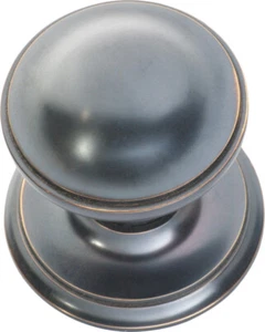 classic smooth centre door knob,entrance door pull,victorian style,6 finishes - Picture 1 of 12