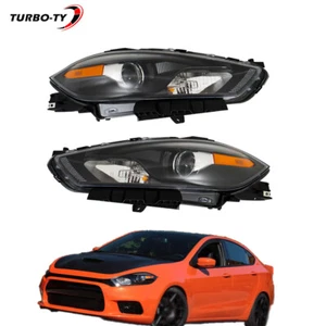 Par de faros delanteros tipo halógeno diestro y derecho para Dodge Dart 2013-2016 - Imagen 1 de 13