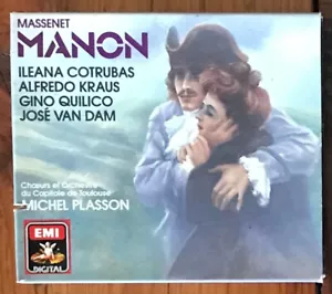 MASSENET "MANON" 1982 2-CDS COTRUBAS, KRAUS, QUILICO, VAN DAM, PLASSON, COND. - Picture 1 of 1