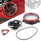 Clutch Cover Protector Guard for Ducati Panigale 1199 1299 959 R S 12-20 Red New