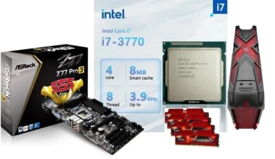 Combo PC: SkM Asrock Z77 Pro3, I7 3770, RAM G-Skill 16GB DDR3, Aerocool Strike X - Immagine 1 di 4