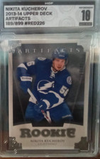 2013-14 Artifacts Rookie Red 226 Nikita Kucherov HOF Grading 10 Gem Mint /899