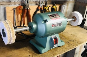 Lucidante panca 370w - resistente - tampone panca - ruota cuscinetto lucidante metallo - Foto 1 di 4