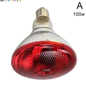 100W 150W 175W 200W 250W 275W Pet Red Heating Lamp for Chickens Coop Brooder and - Picture 1 of 12