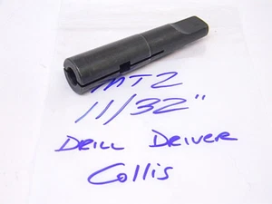 GEBRAUCHT COLLIS #2MT KONISCHERSCHAFT BOHRER TREIBER GETEILTE ÄRMEL 11/32" (72304) - Bild 1 von 1