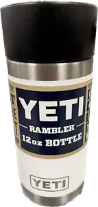 Yeti Rambler 12oz Bottle-Seafoam-White-Black-Navy-ETC - Picture 1 of 6