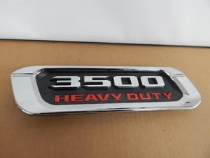 New OEM 2019-2024 Dodge Ram 3500 Heavy Duty Left Driver Side Hood Emblem Chrome - Picture 1 of 4