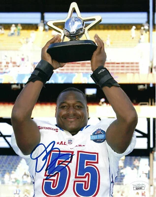 Derrick Brooks Signed 8x10 Photo JSA #QQ40387 Tampa Bay Buccaneers Bucs Picture - Image 1 of 2