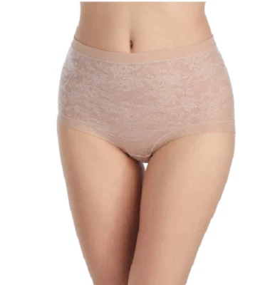 Calzoncillo Le Mystere Lace Perfection tallas pequeñas - XL # 6615 beige nuevo con etiquetas venta al por menor $28 NUEVO Foto 1 de 4