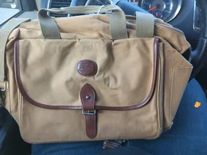 Vintage 90’s Ralph Lauren Safari Bag Canvas & Leather Travel Shoulder - Picture 1 of 8