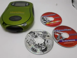 Reproductor Verde Vintage 2003 Original Video Now con 3 Discos PROBADO FUNCIONA - Imagen 1 de 7