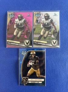 Will Sheppard 3 Card Bowman University Chrome Lot - Picture 1 of 2