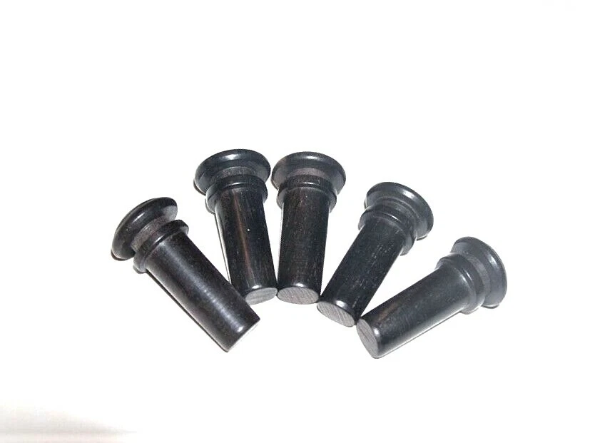 5 4/4 Violin/Fiddle Polished Ebony End Pin, Vintage Design Product of India VWWS - Изображение 1 из 1