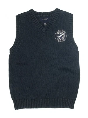 Lands' End Boys Blue Sweater Vest 10 - Image 1 of 2