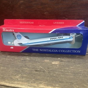Vintage Wooster Pan Am 737-200 Model Airplane 293 N105 - Picture 1 of 10
