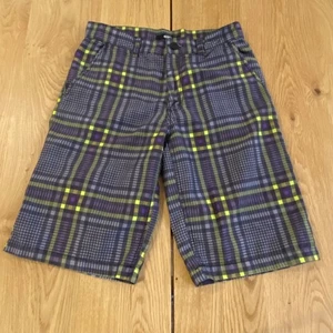 Nike 6.0 Size 16 Youth Boys Multicolor Board Shorts Inseam 10” Plaid Swim Surf - Picture 1 of 5