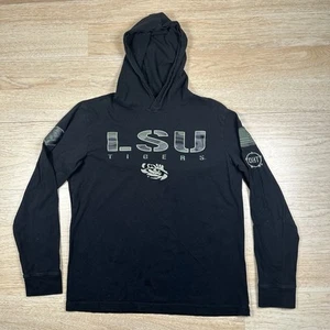 LSU Tigers Hoodie Mens Medium Camo OHT Military Appreciation Pullover Colosseum - Picture 1 of 10
