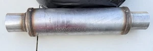 MagnaFlow Performance Exhaust Muffler SS 2.5" C/C - 4" Round 14" Body 10416 - Picture 1 of 11