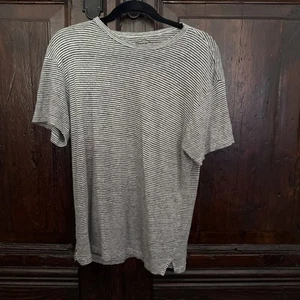 Sold Out Alex Crane Sun Tee 100% European Linen NWOT Size Small Striped - Picture 1 of 4