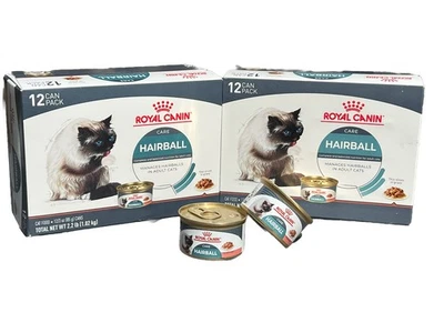 24x Best By 9/25 Royal Canin Hairball Care Thin Slices In Gravy 3oz Wet Cat Food - Image 1 of 4
