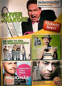 Oliver Kalkofe 2008 Konzert-Poster  A1 - Picture 1 of 1