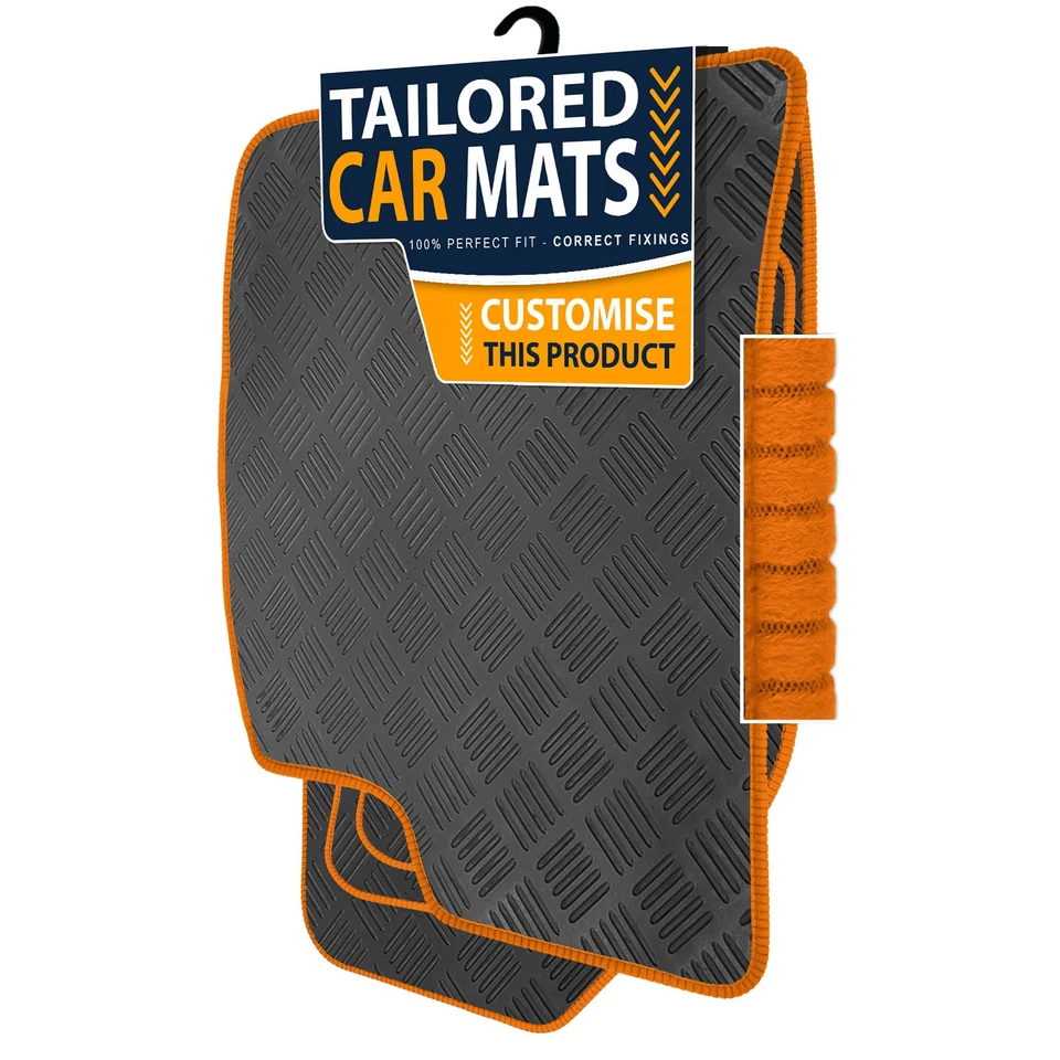 To fit Toyota Alphard 2002-2008 Tailored Rubber Car Mats Checker - Image 1 of 1