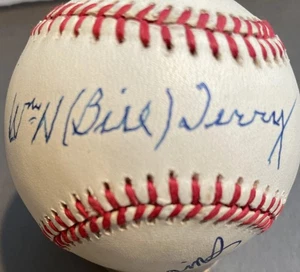 Bill Terry/Ted Williams autographed MLBall JSA certified  - Picture 1 of 6