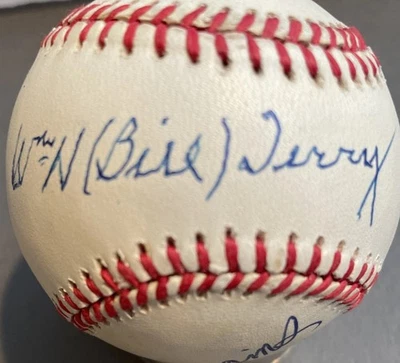 Bill Terry/Ted Williams autographed MLBall JSA certified  - Image 1 of 4