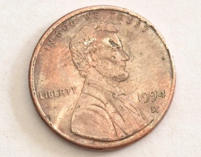RARE 1994-D PENNY LINCOLN PENNY #N189 - Image 1 of 2