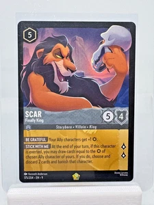 Scar, Finalmente Rey - Disney Lorcana: Fabled #175 - Imagen 1 de 2