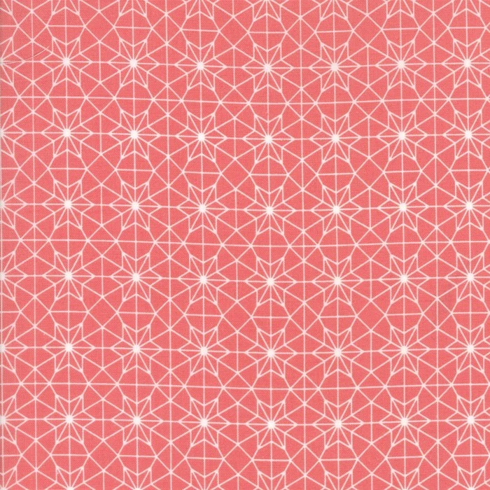 MODA FABRIC OLIVE'S FLOWER MARKET PINK 100% COTTON FAT 1/4 - Image 1 of 1