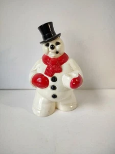 Muñeco de nieve real de plástico vintage con luz navideña Royal solo sin cable - Imagen 1 de 4
