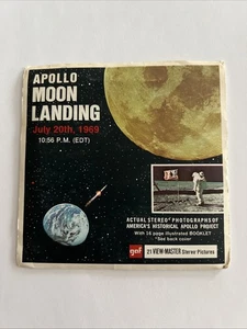 Apollo Moon Landing View-Master Packet B663 3 Reel Set & Booklet Gaf NASA - Picture 1 of 12