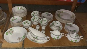 50 Stück Pope Gosser Porzellan Hartriegel Muster Made in USA - Bild 1 von 6