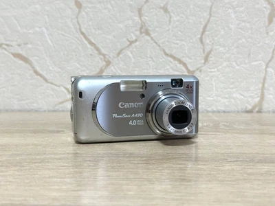Canon PowerShot A430 Ai AF Digital Camera 4.0 Megapixel 4x Optical Zoom Worker - Image 1 of 4