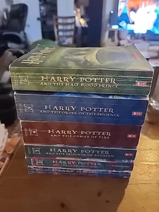 Harry Potter 1,2,3,4,5,6 Book Set Soft Cover Paperback Lot - Foto 1 di 3