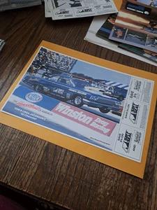 Vintage Tom Linda Jacobson 1962 Chevy Drag Racing Promo NHRA Soft Seal Coupons - Picture 1 of 2