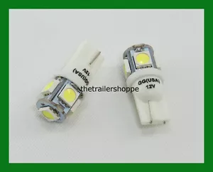 Tower 5 LED Light Bulb for #194/168 Wedge Light Bulb Lamp License Plate White - Picture 1 of 1