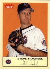 2005 Fleer Tradition New York Mets Baseball Card #225 Steve Trachsel