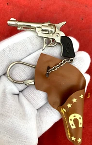 REDONDO FURIA CAP PISTOL MADE SPAIN VINTAGE MINIATURE TOY METAL KEYRING NEW - Imagen 1 de 19