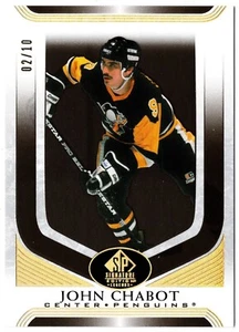 2020-21 Upper Deck SP Signature Edition Legends Black JOHN CHABOT #117 #2/10 UD - Picture 1 of 1