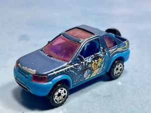 1998 MATCHBOX LAND ROVER FREELANDER TAZ TAZMANIAN DEVIL BLUE 1:59 DIECAST 3" SUV - Picture 1 of 1